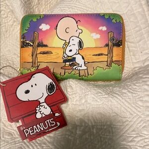Peanuts Snoopy and Charlie Brown Sunset Wallet